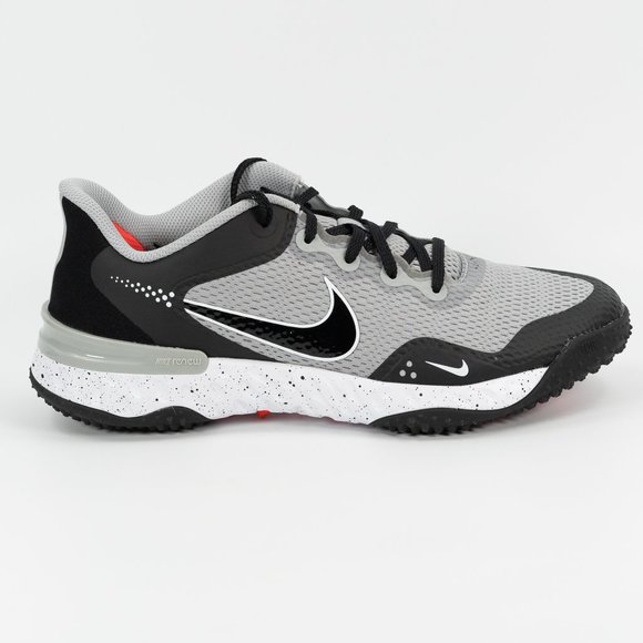 Nike Alpha Huarache Elite 3 Turf 'Light Smoke Grey Black' CK0748-011 Baseball - Picture 2 of 8